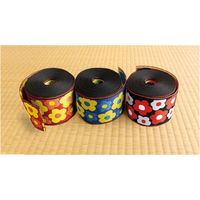 日本紐釦貿易 手芸用 畳へりテープ フルル 10m巻 青 HER34 1個10m巻（直送品）