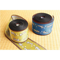 日本紐釦貿易 手芸用 畳へりテープ キッド 猫 10m巻 ブルー HER46 1個10m巻（直送品）