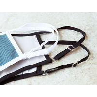 日本紐釦貿易 ストレッチマスクテープ 二つ折りタイプ ホワイト 幅約8mm(折った状態)×1m HM10-5 1セット(1m入×10枚、合（直送品）