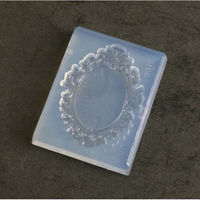 亀島商店 フレーム レジンクラフト用 ソフトモールド デザインフレームA 丸 1個入 KAM-REJ-443 1セット(2個)（直送品）