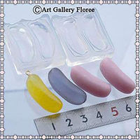 亀島商店 スイーツ レジンクラフト用 ソフトモールド ゼリービンズ 立体型 1組入 KAM-REJ-465 1セット(2個)（直送品）