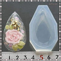 亀島商店 レジンクラフト用 ソフトモールド ジュエリー ドロップ プロ用 KAM-REJ-480 1セット(2個)（直送品）