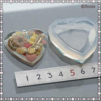 亀島商店 レジンクラフト用 ソフトモールド ジュエリー ハート プロ用 KAM-REJ-482 1セット(2個)（直送品）
