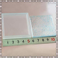 亀島商店 プレート レジンクラフト用 ソフトモールド プレートE 四角 1組入 KAM-REJ-542 1セット(2個)（直送品）