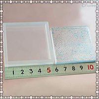 亀島商店 プレート レジンクラフト用 ソフトモールド プレートD 四角 1個入 KAM-REJ-541 1セット(2個)（直送品）