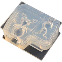 亀島商店 クリスマス レジンクラフト用 ソフトモールド トナカイ立体型 1組入 KAM-REJ-568 1セット(2個)（直送品）