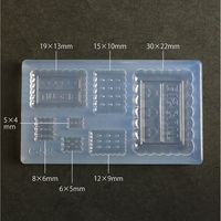 亀島商店 スイーツ レジンクラフト用 ソフトモールド ビスケット 角 1個入 KAM-REJ-585 1セット(2個)（直送品）