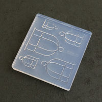 亀島商店 レジンクラフト用 ソフトモールド アニマルシリーズ 鳥かご KAM-REJ-630 1セット(2個)（直送品）