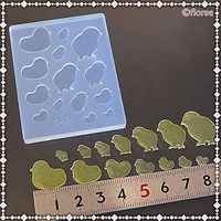 亀島商店 レジンクラフト用 ソフトモールド アニマルシリーズ ひよこシルエット KAM-REJ-631 1セット(2個)（直送品）