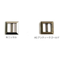 日本紐釦貿易 バックル アンティークゴールド 10mm 2個入 KBC9022-10AG 1セット5袋(1袋あたり2個（直送品）