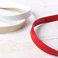 日本紐釦貿易 PVCハンドル ブラック 全長58cm×幅17mm LGH30-B 1セット(2組)（直送品）