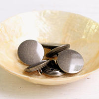 日本紐釦貿易 金属ボタン 6個入 φ23mm アンティークゴールド M69-23-AG 1セット(3個入)（直送品）