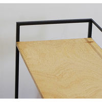 ポッシュリビング スタンドシェルフ W46.5×D20×H40cm マンゴーウッド/アイアン 41347 1個（直送品）