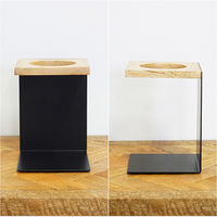 ポッシュリビング ドリップスタンド W10×D10×H14cm マンゴーウッド/アイアン 41343 1個（直送品）