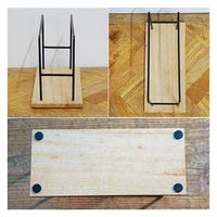 ポッシュリビング ドリップスタンド W23×D10×H14cm マンゴーウッド/アイアン 41344 1個（直送品）