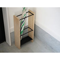 ポッシュリビング アンブレラスタンド W23×D10×H46cm マンゴーウッド/アイアン 41310 1個（直送品）