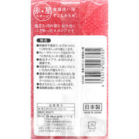 キッチンスポンジ 赤星スポンジ すこしかため 食器洗い用 泡立ちよく 長持ち レッド 日本製 1セット（1個×5）ワイズ