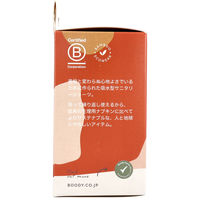 BOODY 吸水サニタリーショーツ ブリーフ 普通～多い日用 L ブラック 9351383056094 1箱（1枚入）