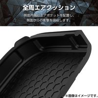 iPhone16 ケース ハイブリッド 衝撃吸収 レッド PM-A24AZERORD エレコム 1個（直送品）