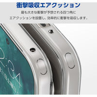 Google Pixel 9/9 Pro ケース ハイブリッド 衝撃吸収 クリア PM-P242HVCKCR エレコム 1個（直送品）