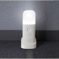 ヤザワコーポレーション 乾電池式人感明暗ナイトライトホルダー NBHSMN69WH 1個（直送品）