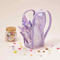 レイメイ藤井 デテクールクリア ペンケース バイオレット FY1267V 1個（直送品）