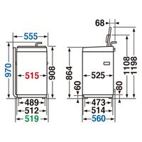 東芝 全自動洗濯機5Kg【軒先渡し】 AW-5GA4(W) 1台（直送品）