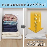 アストロ ふとん圧縮袋3枚組白ポンプ付き 623-30 1セット(3枚+1個)（直送品）