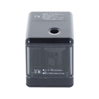 サンスター文具　電池式鉛筆削り器　nomamo　ブラック　S4304721　1個