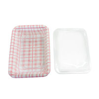 まるき フードパック ランチパック ピンク チェック柄 M 3枚入