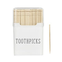 まるき 爪楊枝 プラスチック容器 1個（約400本入）