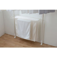 アイリスオーヤマ つっぱり物干し3本タイプ　ホワイト TPMー3 　1セット（3台）