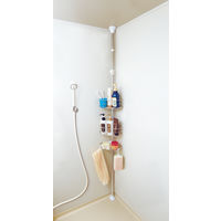 アイリスオーヤマ ステンレス浴室突っ張りラック BLTー25S 　1セット（3台）