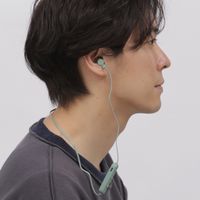 【LAKOLE/ラコレ】 左右一体型ワイヤレスイヤホン グリーン