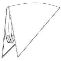 セブンユニフォーム 三角巾バンダナサイズ/フリー カーキ GY7015-4 1セット(5枚)（直送品）