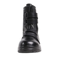 コーコス信岡 面ファスナー式セーフティーブーツ 24.5cm ブラック ZA-819 1足（直送品）