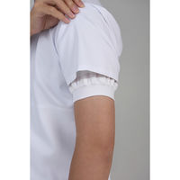 セブンユニフォーム 抗菌コート・男女兼用・半袖 M ホワイト BA1093-0 1セット(2着)（直送品）