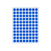 ニチバン マイタック カラーラベル 8mm 青 ML-151N4 1セット(1袋×5)