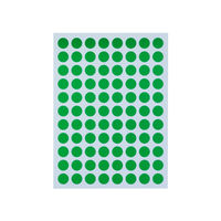 ニチバン マイタック カラーラベル 8mm 緑 ML-151N3 1セット(1袋×5)