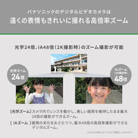 パナソニック 4K デジタルビデオカメラ HC-VX3-W ホワイト 1台