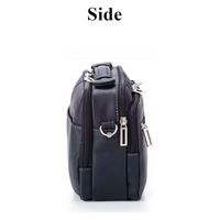 スワン SAXON 牛革ショルダーバッグ 横型 5045 ブラック 1個（直送品）