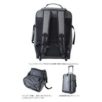 スワン CAPTAIN STAG 杢調 リュック式キャリーバッグ 35L 1254 ブラック 1個（直送品）