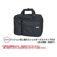 スワン SAXON 横型2wayビジネスバッグ 5200 ブラック 1個（直送品）