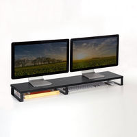 サンワサプライ 木製机上ラック（W1000・ブラック） MR-LC314BK 1個（わけあり品）