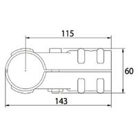 ＮＴＹ　単管用ジョイント　ＮＴＹーＴＡ１ 「ＮＴＹーＴＡシリーズ」　1セット（4個入）（直送品）