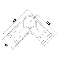 ＮＴＹ　単管用ジョイント　ＮＴＹーＴＡ２ 「ＮＴＹーＴＡシリーズ」　1セット（8個入）（直送品）