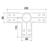 ＮＴＹ　単管用ジョイント　ＮＴＹーＴＡ３ 「ＮＴＹーＴＡシリーズ」　1セット（2個入）（直送品）