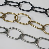 ポッシュリビング アイアンチェーン ブラック L100cm 63183 1個（直送品）