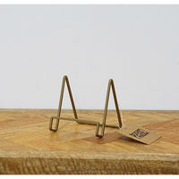 ポッシュリビング ディスプレイスタンドS アンティークゴールド W8×D8×H8cm アイアン 63983 1セット(2個)（直送品）