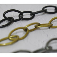 ポッシュリビング アイアンチェーン ブラック L100cm 63181 1個（直送品）